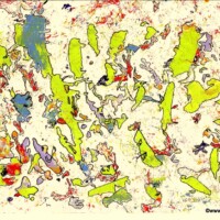 LittleGhosts 19.02.2016 29,4 x 21 cm Acryl + Tinte auf Papier