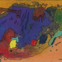 LookingForward 18.11.2013 29,5 x 21 cm Acryl + Marker auf Karton