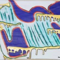 Marina 14.03.2012 42 x 29,5 cm Acryl auf Papier