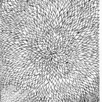 MassivFlower 00.00.1999 29,7 x 21 cm Tinte auf Papier