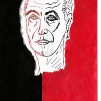 OBK 01.02.1999 29,7 x 21 cm Wasserfarbe + Tusche auf Papier