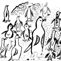 Pingus2 00.00.1999 29,7 x 21 cm Tusche auf Papier