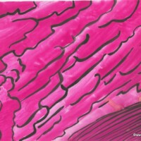 PinkWave 26.11.2001 29,7 x 21 cm Wasserfarbe auf Papier