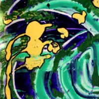 Pinochi 04.11.2011 44 x 31 cm Acryl auf Karton