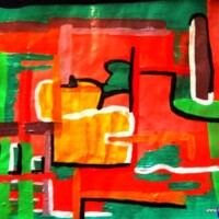 Plan 12.01. - 15.02.2003 29,7 x 21 cm Wasserfarbe + Tinte auf Papier