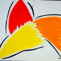 Propeller 22.11.2001 42 x 29.5 cm Wasserfarbe auf Papier