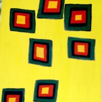 Quarters 09.03.2002 56 x 42 cm Acryl + Plaka auf Papier