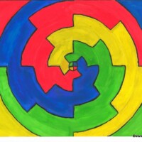 Rad 21.03.1999 29,4 x 21 cm Wasserfarbe auf Papier