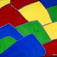 Roofy 01.05.2001 56 x 42 cm Gouache + Plaka auf Papier