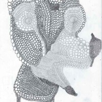 RoundDog 00.00.1999 29,7 x 21 cm Bleistift + Tinte auf Papier