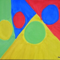 RoundPyra 13.10.2001 42 x 29.5 cm Wasserfarbe auf Papier