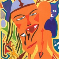 Schief 13.11.2016 29,4 x 21 cm Acryl + Tinte auf Papier