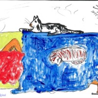 Schlummern (BTTB 13) 30.05.2015 29,7 x 21 cm Acryl + Marker auf Papier