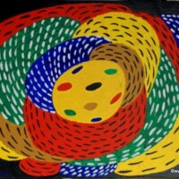 Spoon 00.00.2002 55 x 50 cm Acryl + Gouache auf Karton