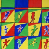 Sports-Trainer 15.12.2002 - 06.01.2003 44 x 30 cm Acryl auf Papier