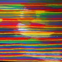 Stripes 12.03.2002 50 x 35 cm Acryl + Gouache auf Karton