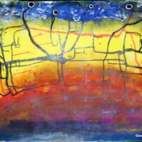 SunGrows 03.05.2012 84 x 60 cm Acryl auf Papier