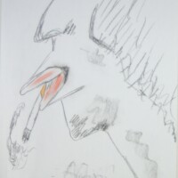 The Smoker 20.09.2013 42 x 29,5 cm Pastellkreide auf Papier