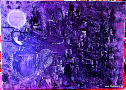 VioLila 07.12.2025-07.03.2026 70 x 50 cm Acryl auf Leinwand