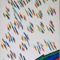 Wally 01.02.2002 55 x 50 cm Acryl + Gouache auf Karton