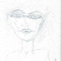 WaveLady 23.06.1999 29,7 x 21 cm Bleistift auf Papier