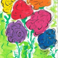 Wiese 04.01.2002 29,4 x 21 cm Wasserfarbe auf Papier