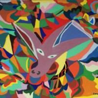 Yak 31.03.2003 59,5 x 42 cm Gouache auf Karton