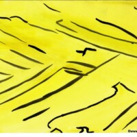 YellowWay 26.11.2001 29,4 x 21 cm Wasserfarbe auf Papier