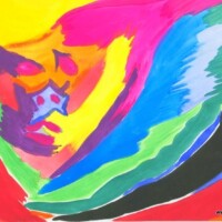 UnderCover 26.11.2001 29,7 x 21 cm Wasserfarbe auf Papier