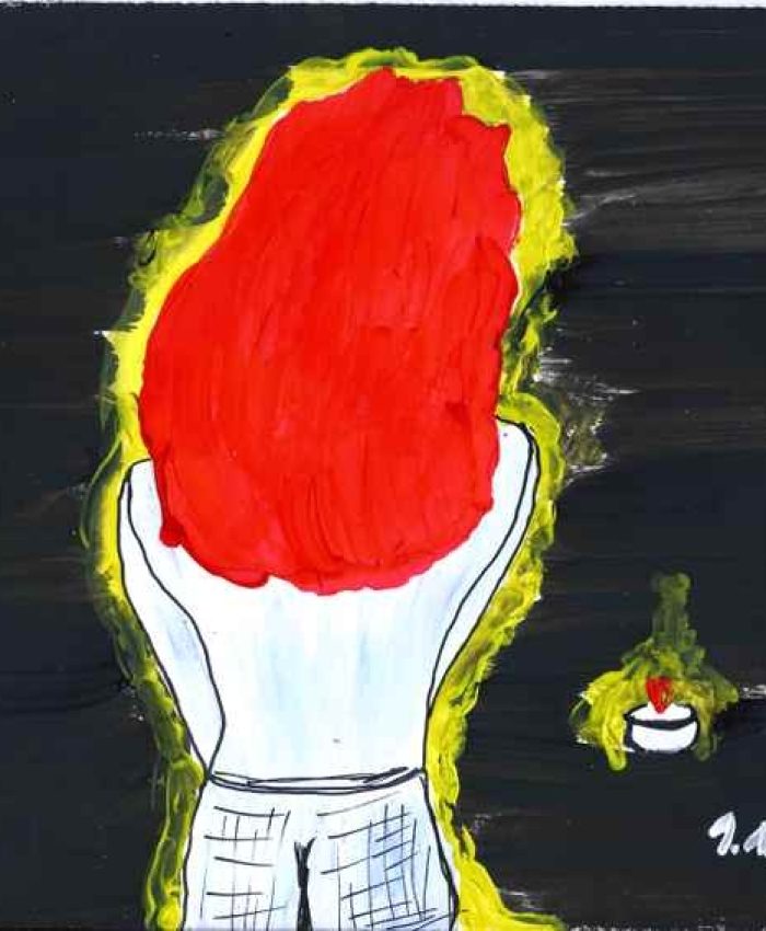 Depression - Dunkel - Kerze