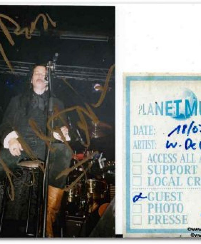 Autogramm Willy DeVille 2001