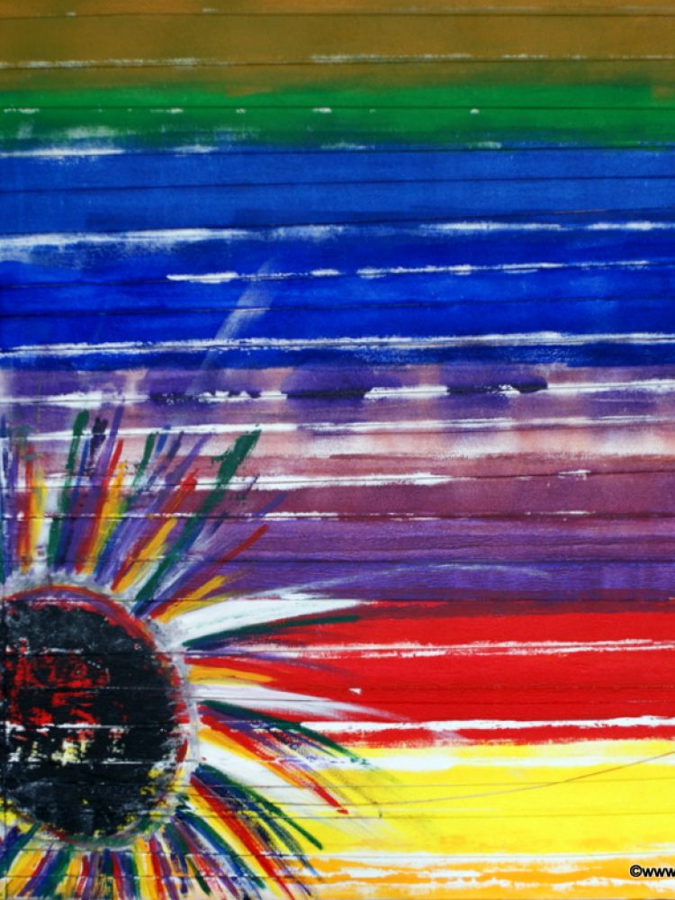 BlackSun	
11.09.2011	
70 x 70 cm	
Acryl auf Leinwand