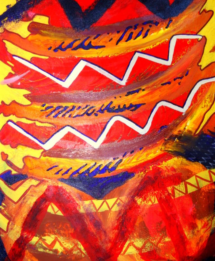 Cake	28.04.2012	74,5 x 58 cm	Acryl auf Leinwand