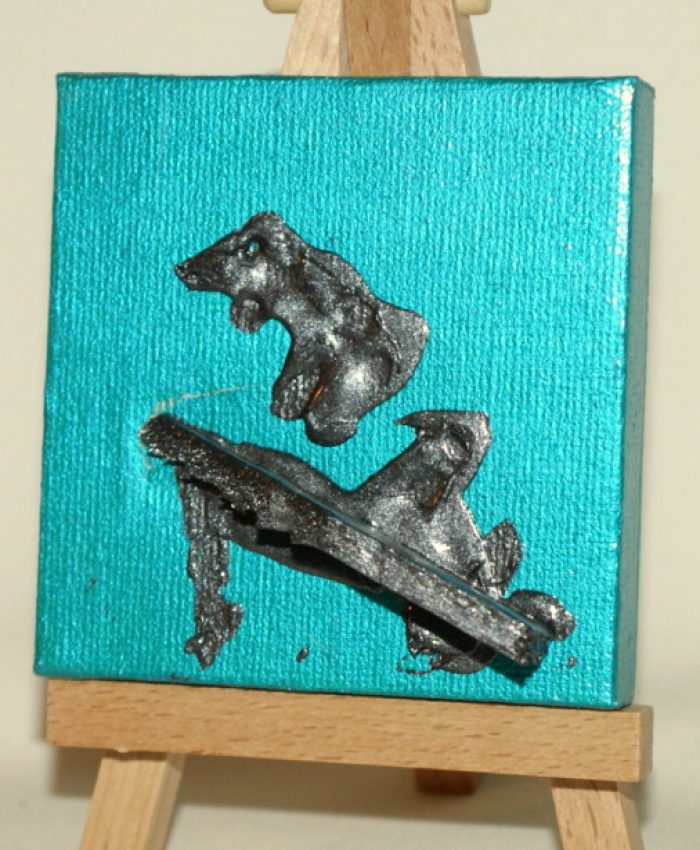 Flying Animals	30.09.2011	7 x 7 cm	Acryl + Abtönfarbe + Holz auf Leinwand + Staffel
