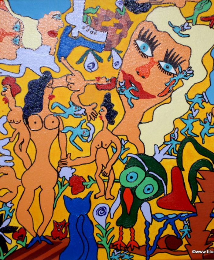 LifeonMars	10.10.2014 - 06.01.2015	40 x 40 cm	Acryl + Marker auf Leinwand