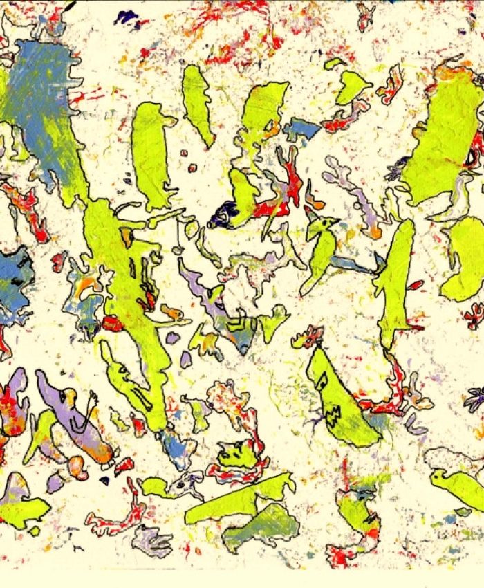 LittleGhosts	19.02.2016	29,4 x 21 cm 	A 4	Acryl + Tinte auf Papier