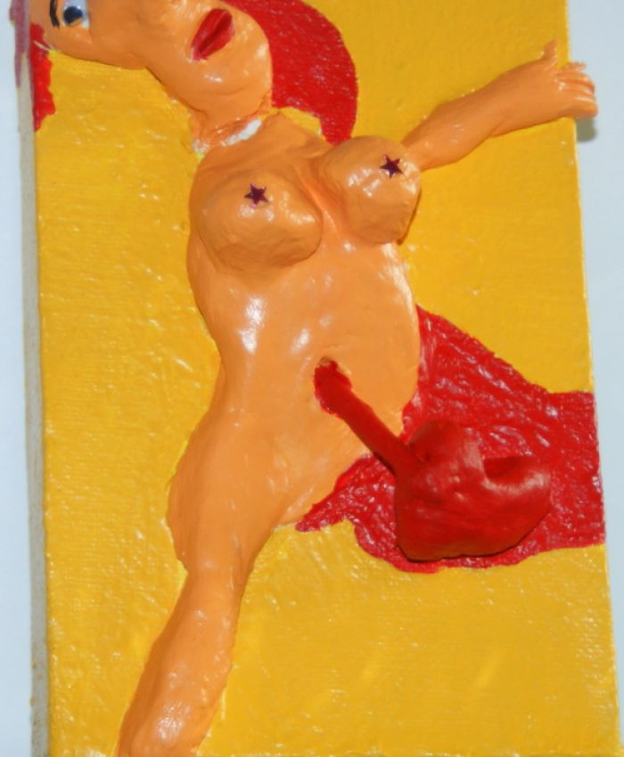 LostSoul	19.04.2013	15 x 10 cm	Acryl + Figur aus Modelliermasse auf Leinwand
