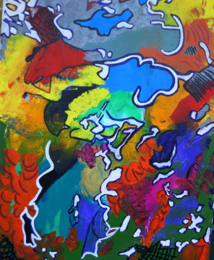 Mr.Hat	03.03.2012	70 x 50 cm	Acryl auf Leinwand