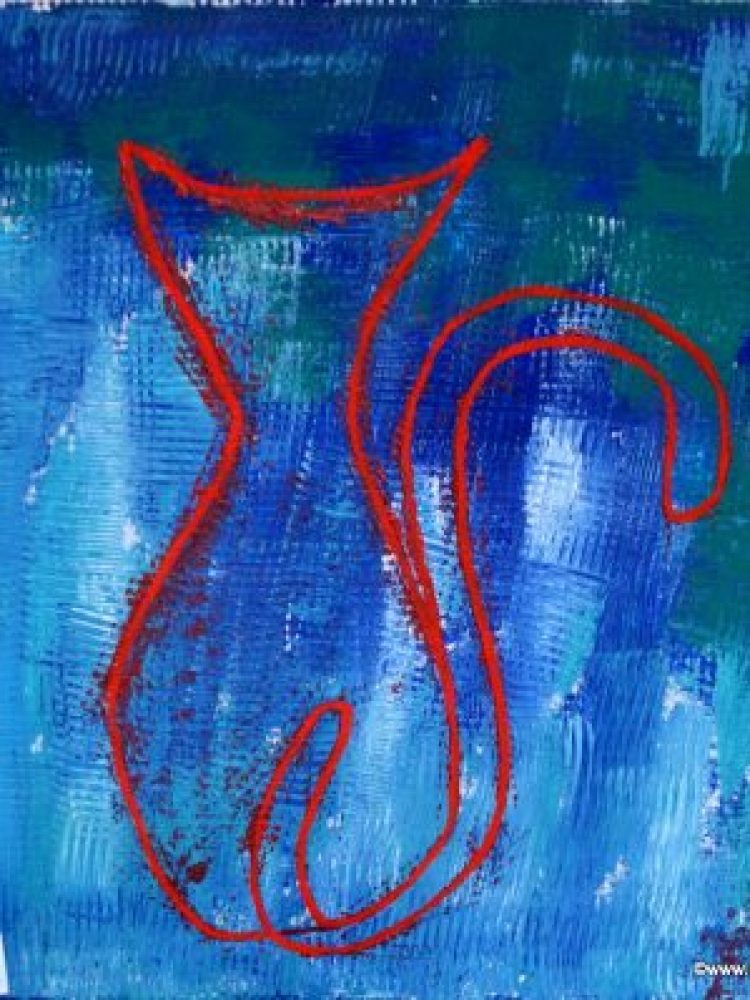 RedCat	05.09.2011	60 x 60 cm	Acryl auf Leinwand