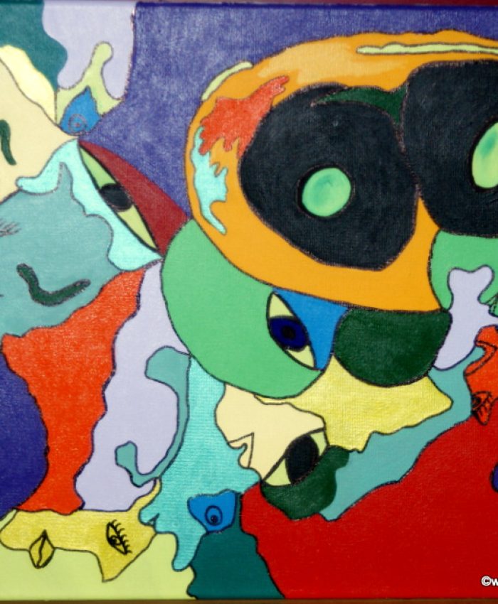 YourEyes	10.10.2014 - 07.01.2015	46 x 38 cm	Acryl + Marker auf Leinwand
