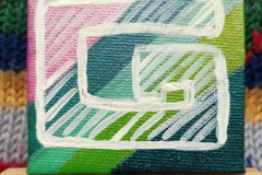 G 7x7 cm Acryl auf Leinwand 16.11.2025