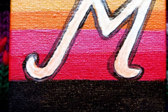 M 7x7 cm Acryl auf Leinwand + Staffel 16.11.2025