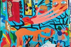 ARTI-Depressiva 10.02.-19.02.2025 40 x 40 cm Acryl auf Leinwand
