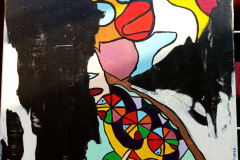 Rotation 16.12.2025-07.03.2026 40x40 cm Acryl auf Leinwand