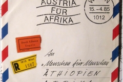 Austria für Afrika Single 1985