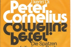 Peter Cornelius Du entschuldige I kenn di 1980 Single