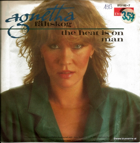 Agnetha Fältskog ‎– The Heat Is On  1983 Single