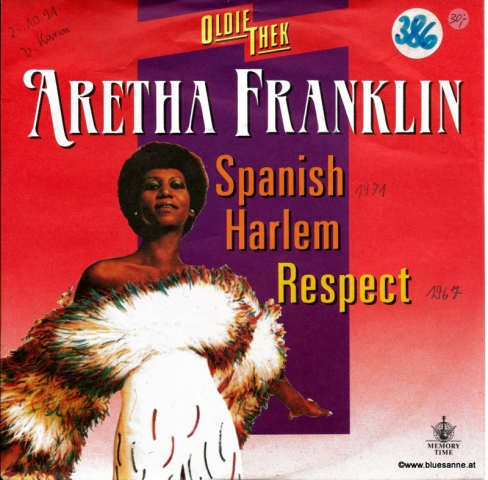 Aretha Franklin ‎– Spanish Harlem Respect Single
