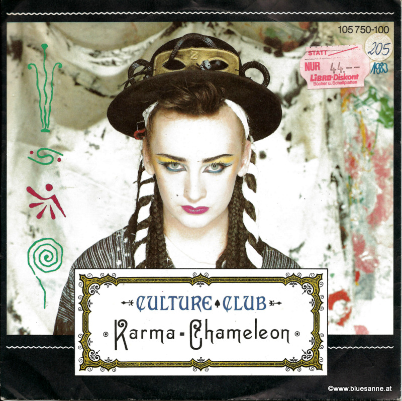 Culture Club Karma Chameleon 1983 Single