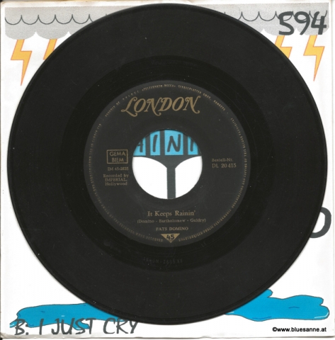 Fats Domino It keeps rainin´ 1961 Single